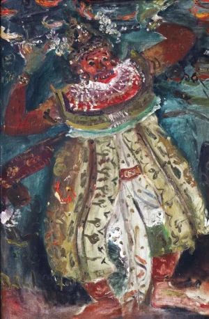 Sindudarsono Sudjojono - Balinese Hero (Pahlawan Bali)