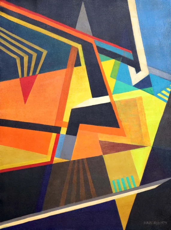 Refraction of Yellow and Orange Composition