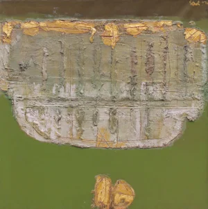 Ahmad Sadali - Deteriorated Plane with Golden Remnants Ahmad Sadali - Deteriorated Plane with Golden Remnants