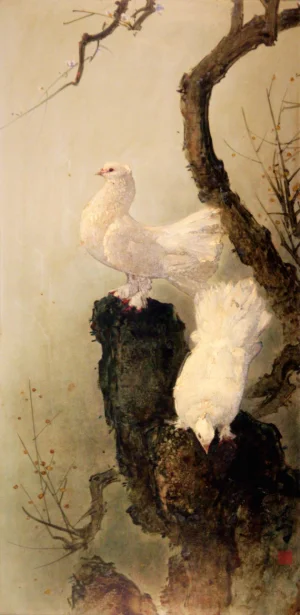 Lee Man Fong - 2 Doves (2 Merpati)