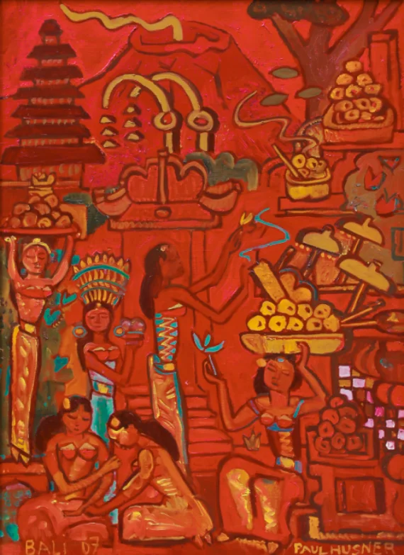 Temple Festival In Sidemen Bali