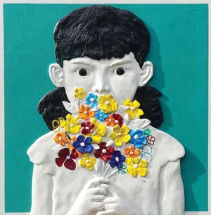 Ajar Ardianto - Girl With Flowers